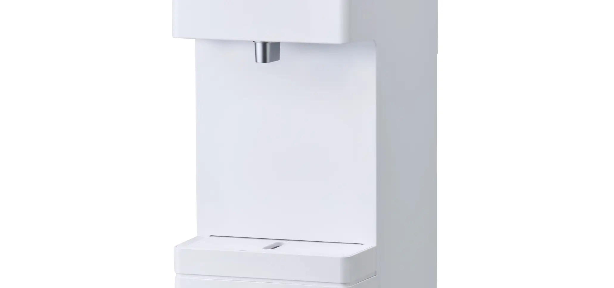 無理なく置ける可動式の水受け皿